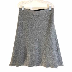 Ann Taylor Loft Women's Gray Casual Skirt Size L